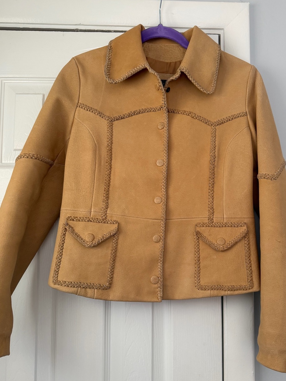 Rare Vintage Lucky Brand Leather Jacket like new